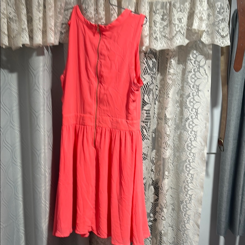 Xhilaration Vibrant Pink Sleeveless Dress